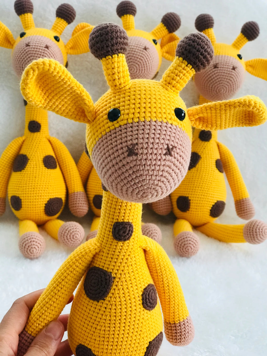 Unleash Your Creativity with Our Advanced-Level Crocheted Giraffe Safari-Themed Decor