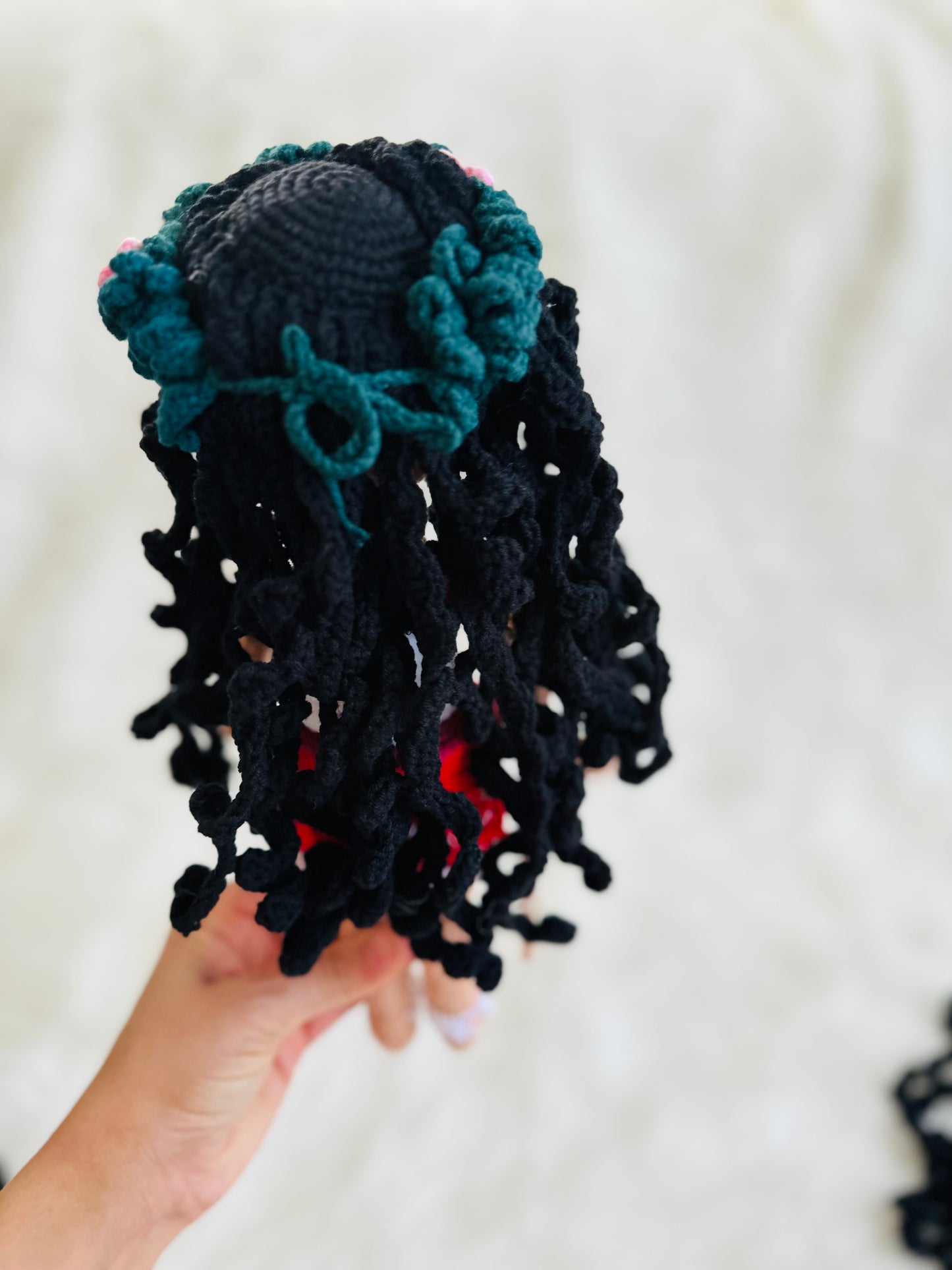 Moana Inspired crochet doll, Hawaii crochet doll.