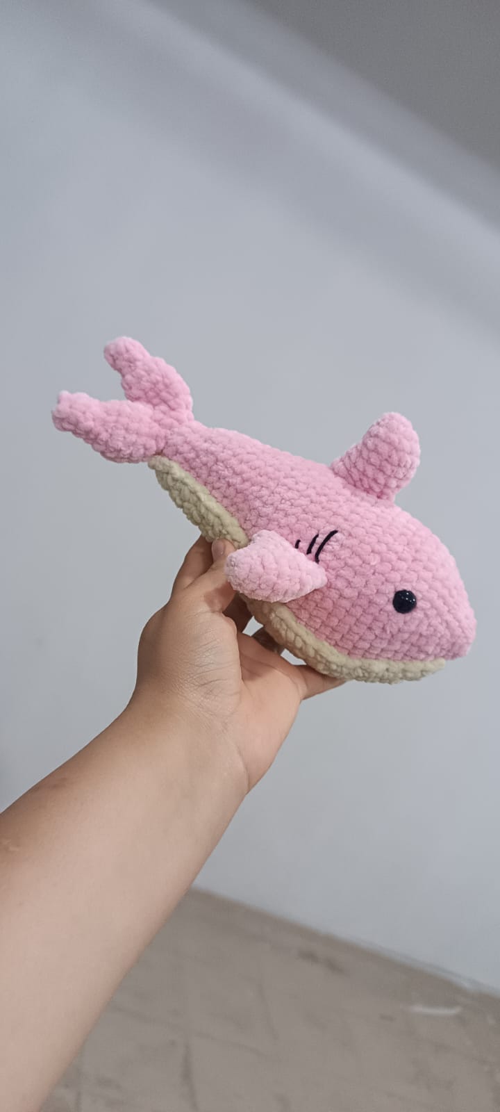 Crochet Animals Shark | Amigurumi Shark Toy | Chenille Soft Shark | Crochet Sea Creature Shark Toy | Shark Plush Toy | Crochet Shark