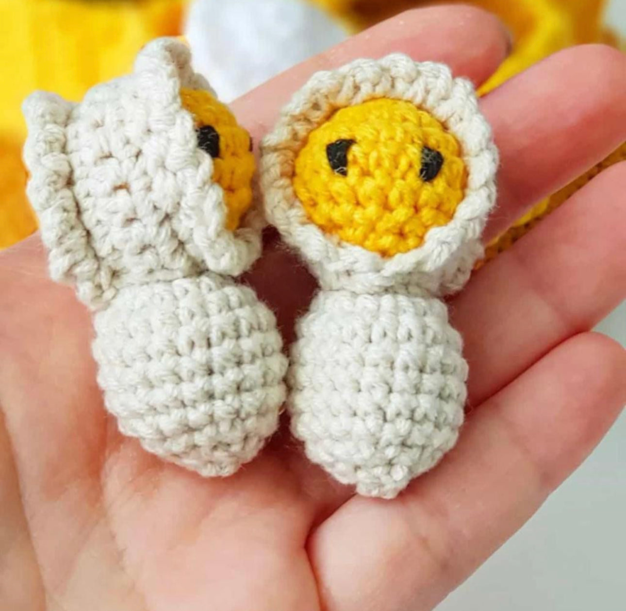 Detailed crochet beehive with a Queen Bee and her family inside