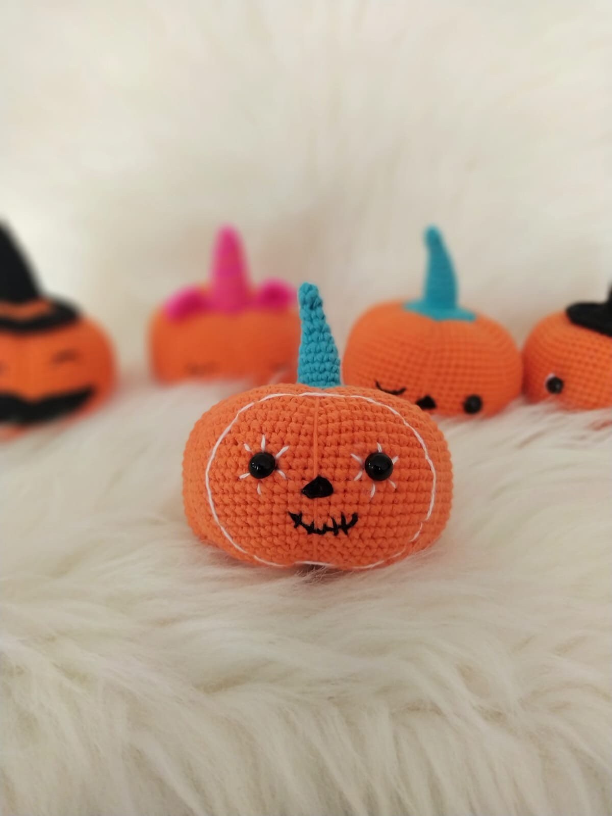 Crochet Home Decor, Funky pumpkin, crochet pumpkin, Halloween pumpkin, hand made pumpkin, amigurmi pumpkin, cute pumpkin, Halloween decor