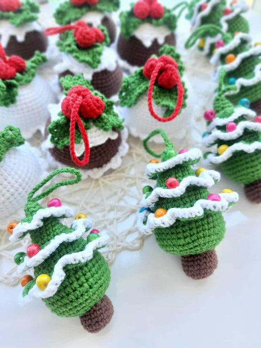 Crochet Christmas Decoration, Crochet Home Decor, Tree Decoration, Hand Made tree Decoration