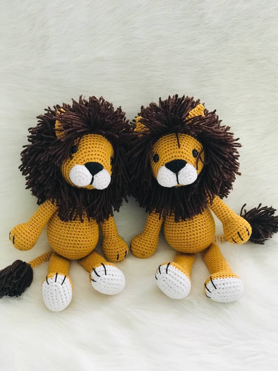 Handmade crochet lion toy, stuffed animal, soft toy for children, baby nursery decor Crochet lion amigurumi, handmade stuffed toy, plushie for kids, baby shower gift, safari theme Handcrafted crochet lion, cute animal softie, baby's first toy