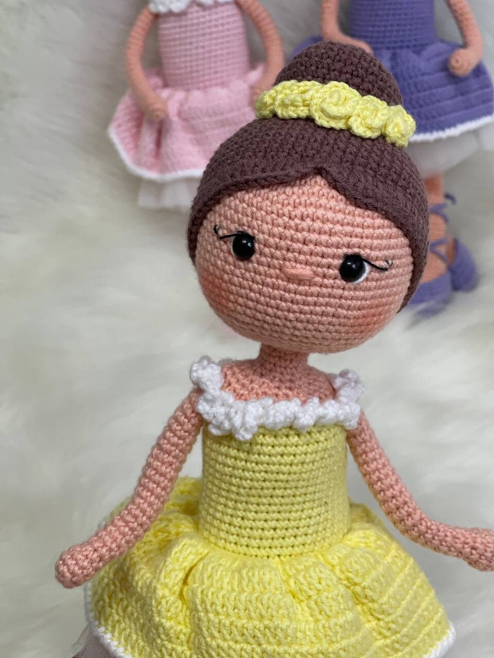 Crochet Toy Ballerina | Crochet Ballerina Doll | Ballerina Toy | Crochet Ballerina Doll | Dancer Doll Gift for Girls