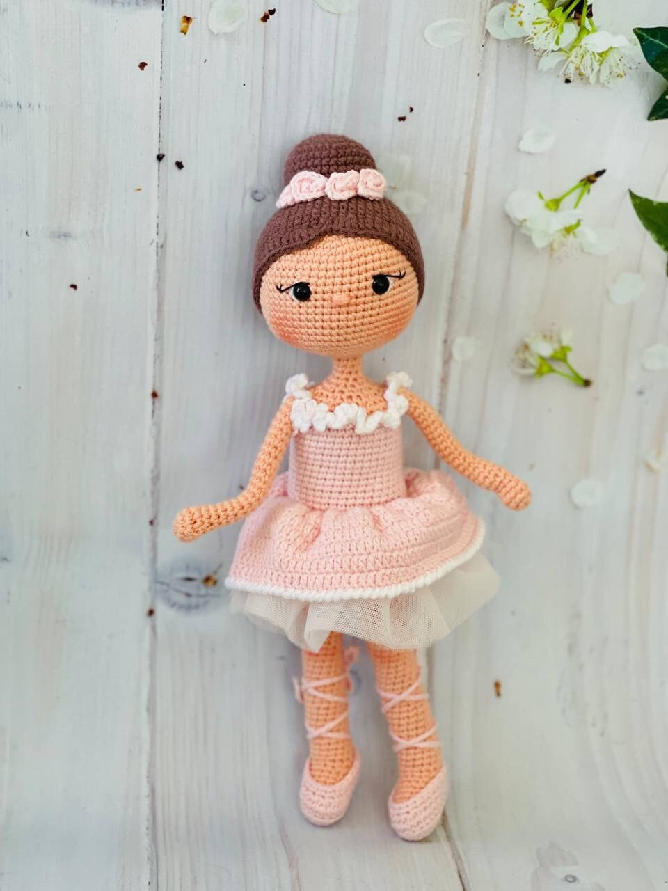 Crochet Toy Ballerina | Crochet Ballerina Doll | Ballerina Toy | Crochet Ballerina Doll | Dancer Doll Gift for Girls