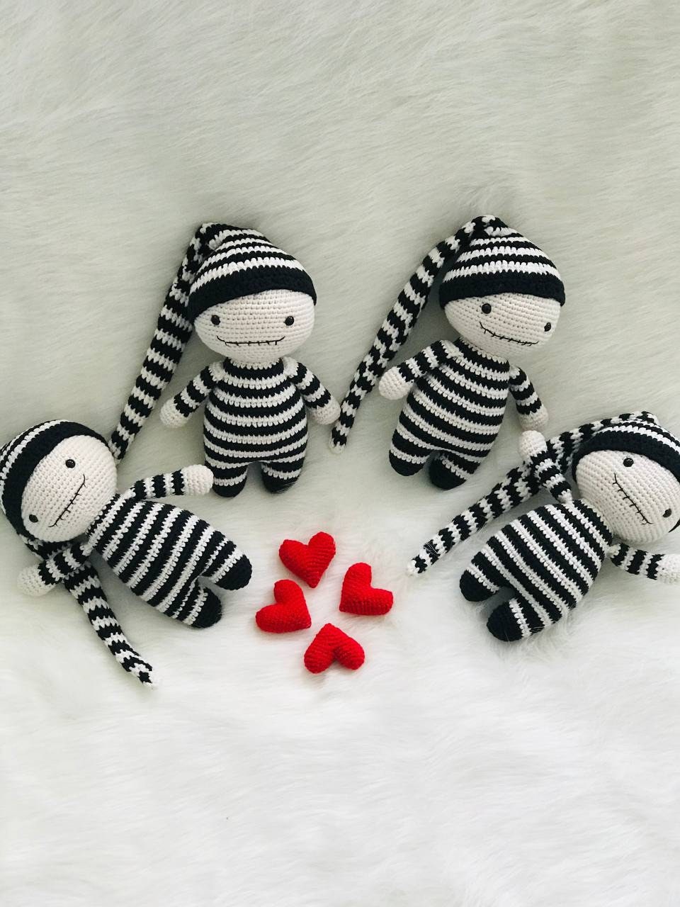 Crochet Toy Halloween Skeleton, Voodoo Crochet Doll , Voodoo Halloween Doll, Halloween Decor, Knitted Voodoo Doll