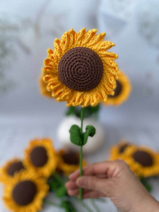 Crocheted Sunflower | Knitted Sunflower | Amigurumi Sunflower