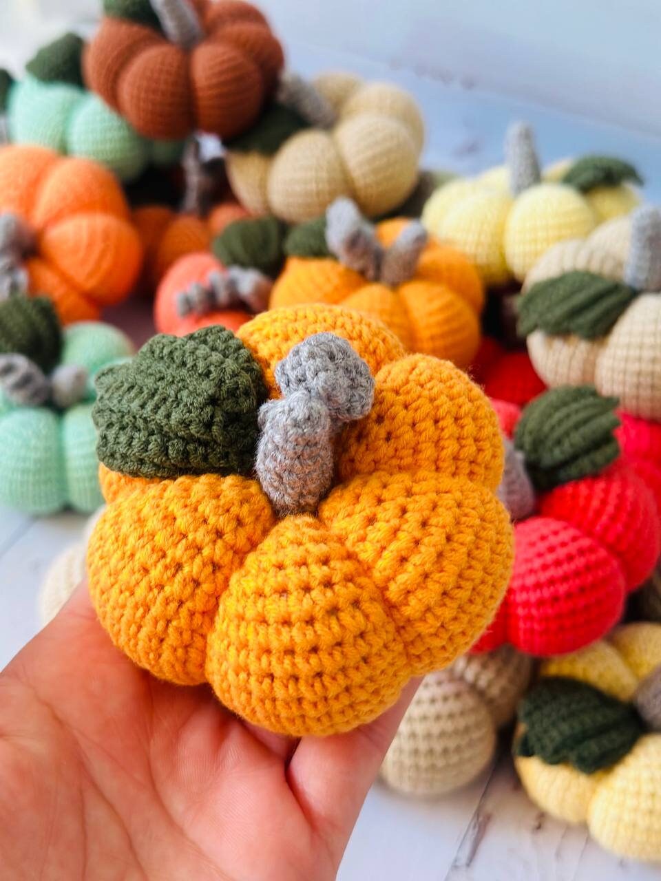 Crochet Halloween Pumpkin, Autumn crochet pumpkins