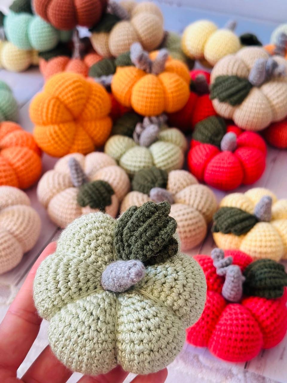 Crochet Halloween Pumpkin, Autumn crochet pumpkins