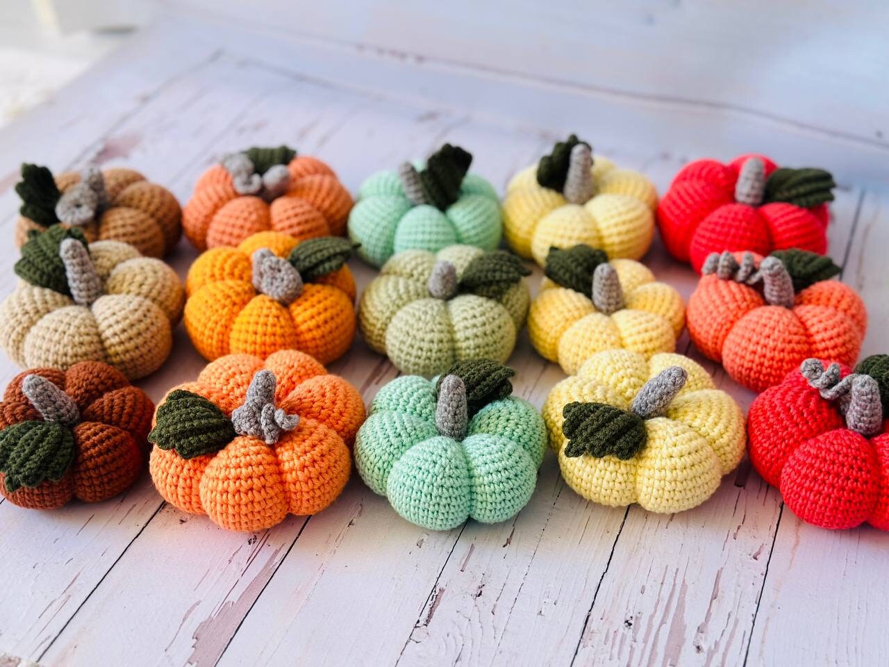 Crochet Halloween Pumpkin, Autumn crochet pumpkins