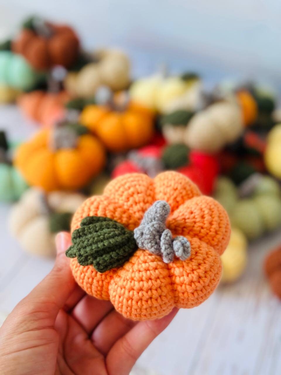 Crochet Halloween Pumpkin, Autumn crochet pumpkins