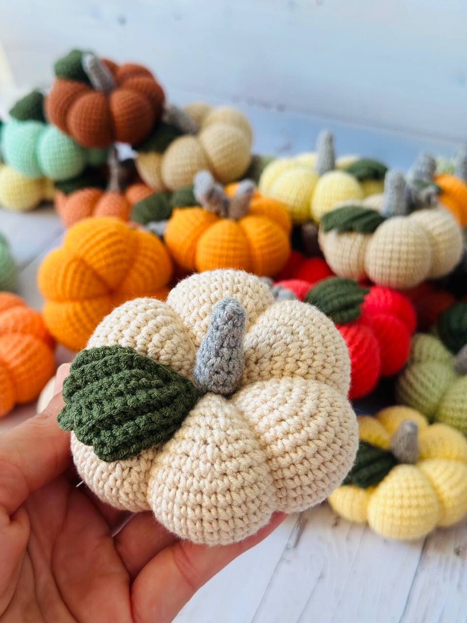 Crochet Halloween Pumpkin, Autumn crochet pumpkins