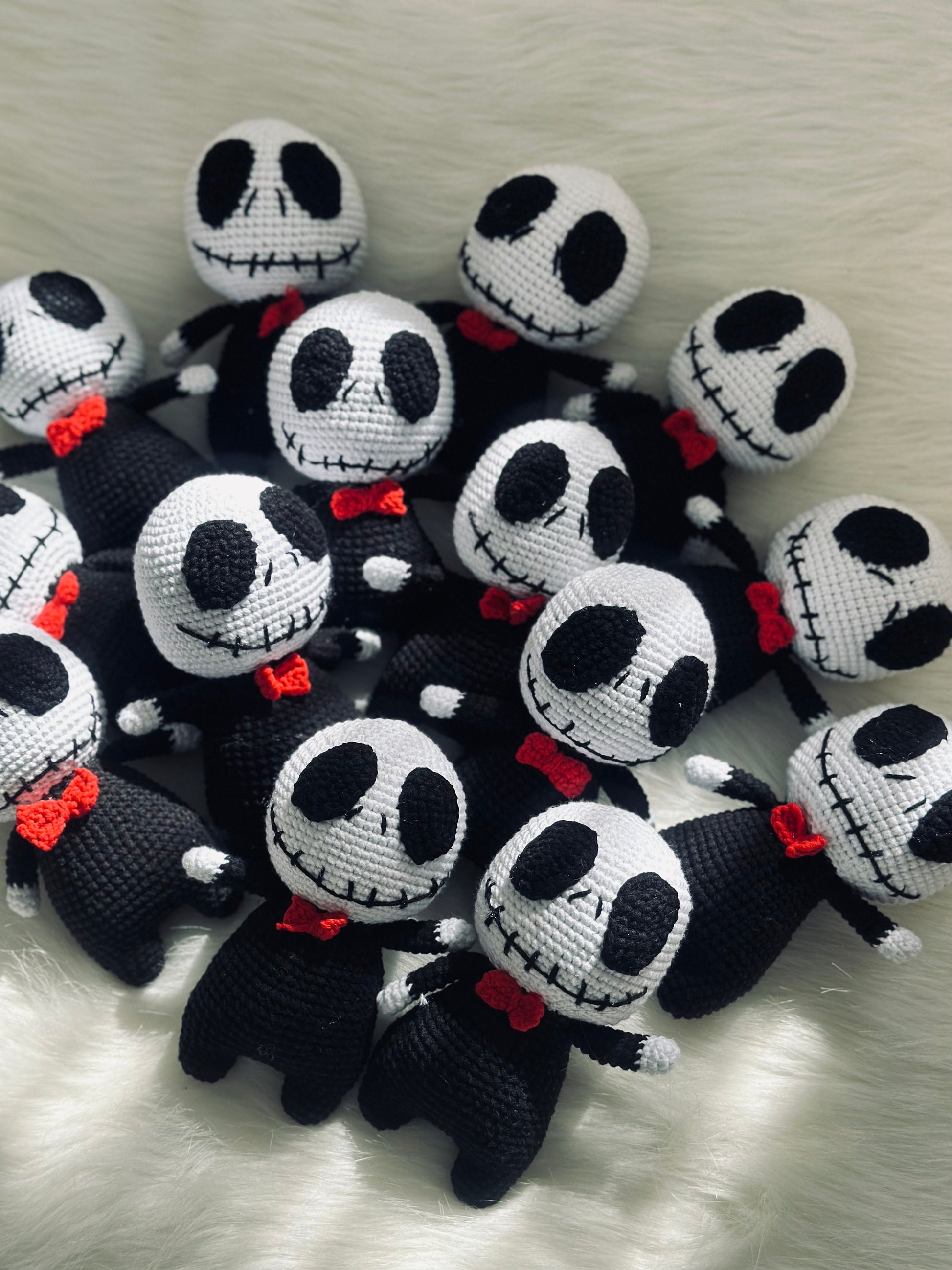 Small Jack Halloween Crochet Accessory Decoration Ornament