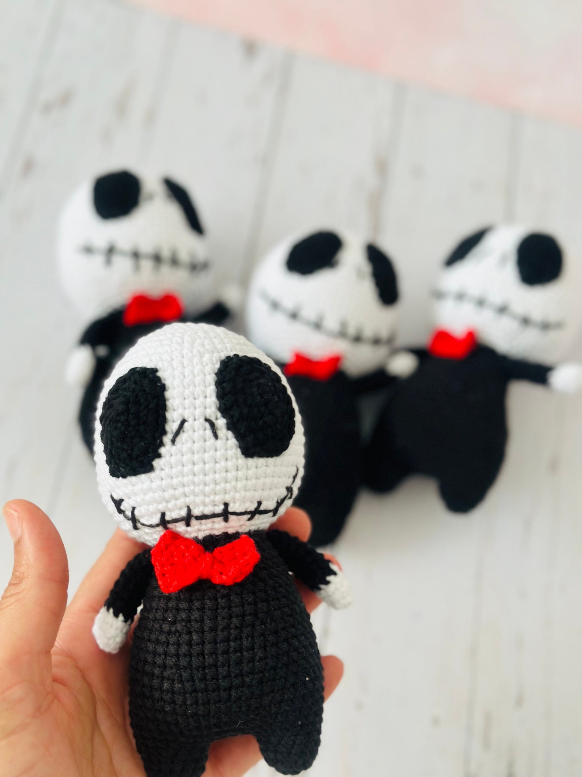 Small Jack Halloween Crochet Accessory Decoration Ornament