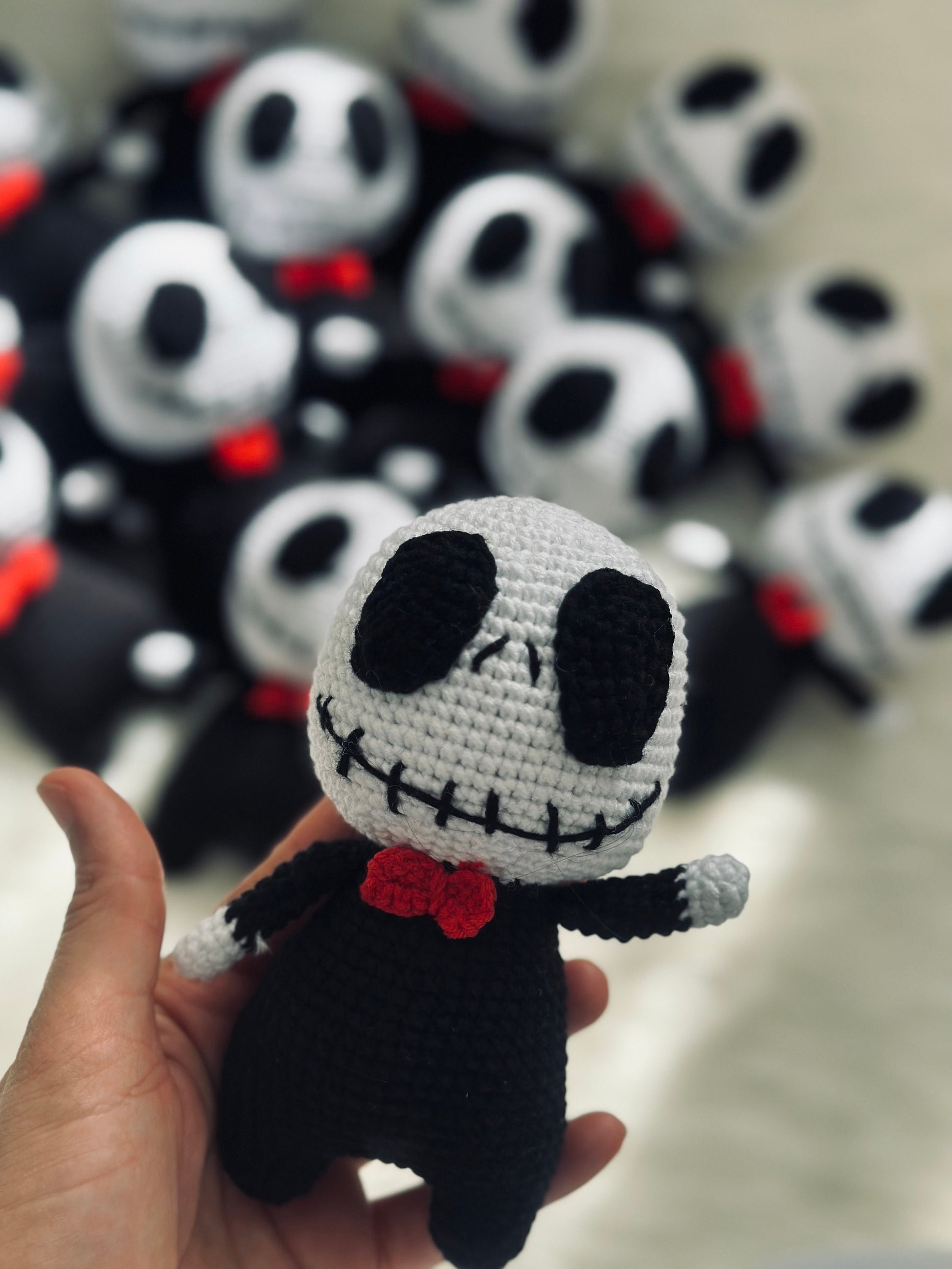 Small Jack Halloween Crochet Accessory Decoration Ornament