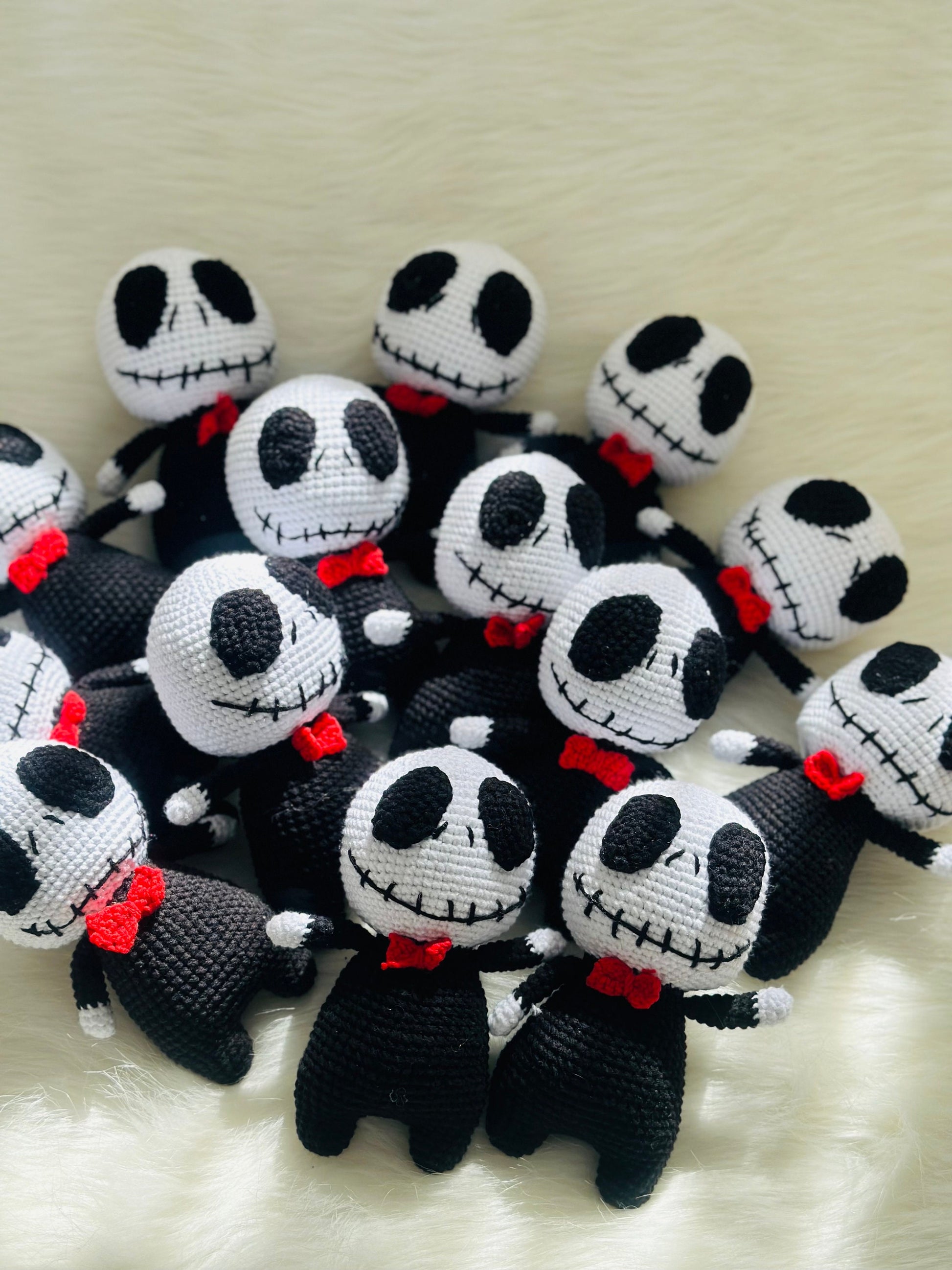 Small Jack Halloween Crochet Accessory Decoration Ornament