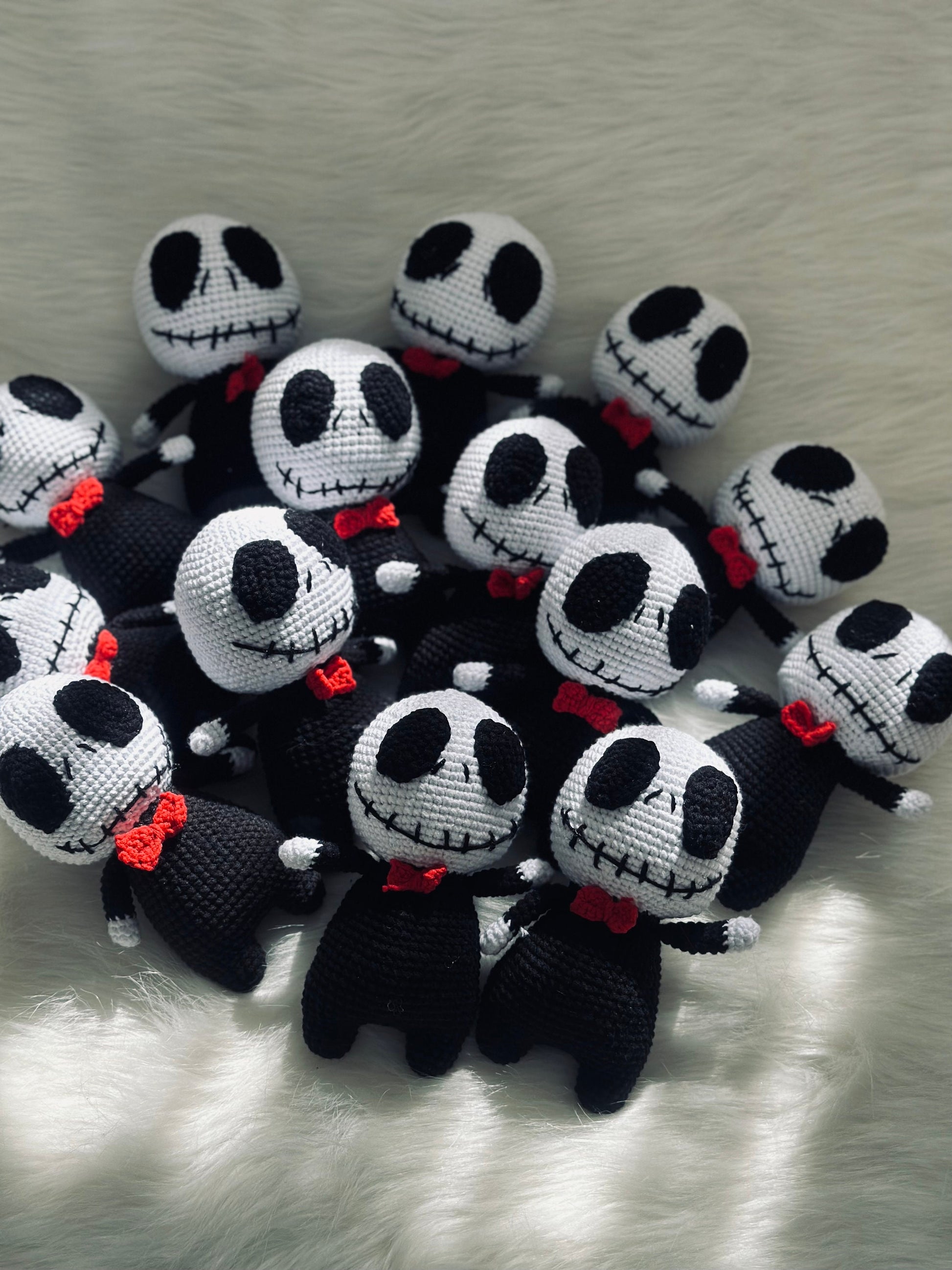 Small Jack Halloween Crochet Accessory Decoration Ornament