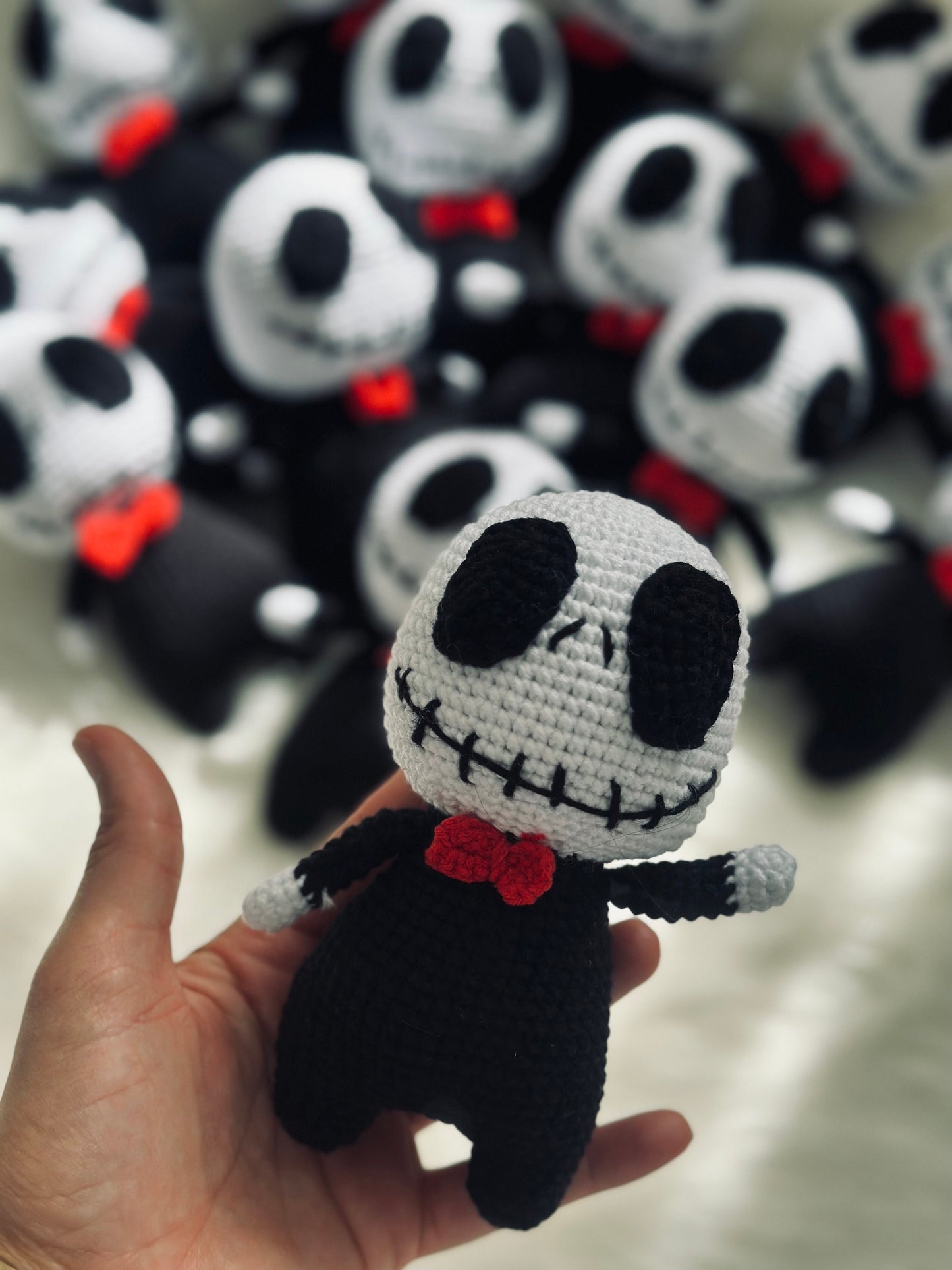Small Jack Halloween Crochet Accessory Decoration Ornament