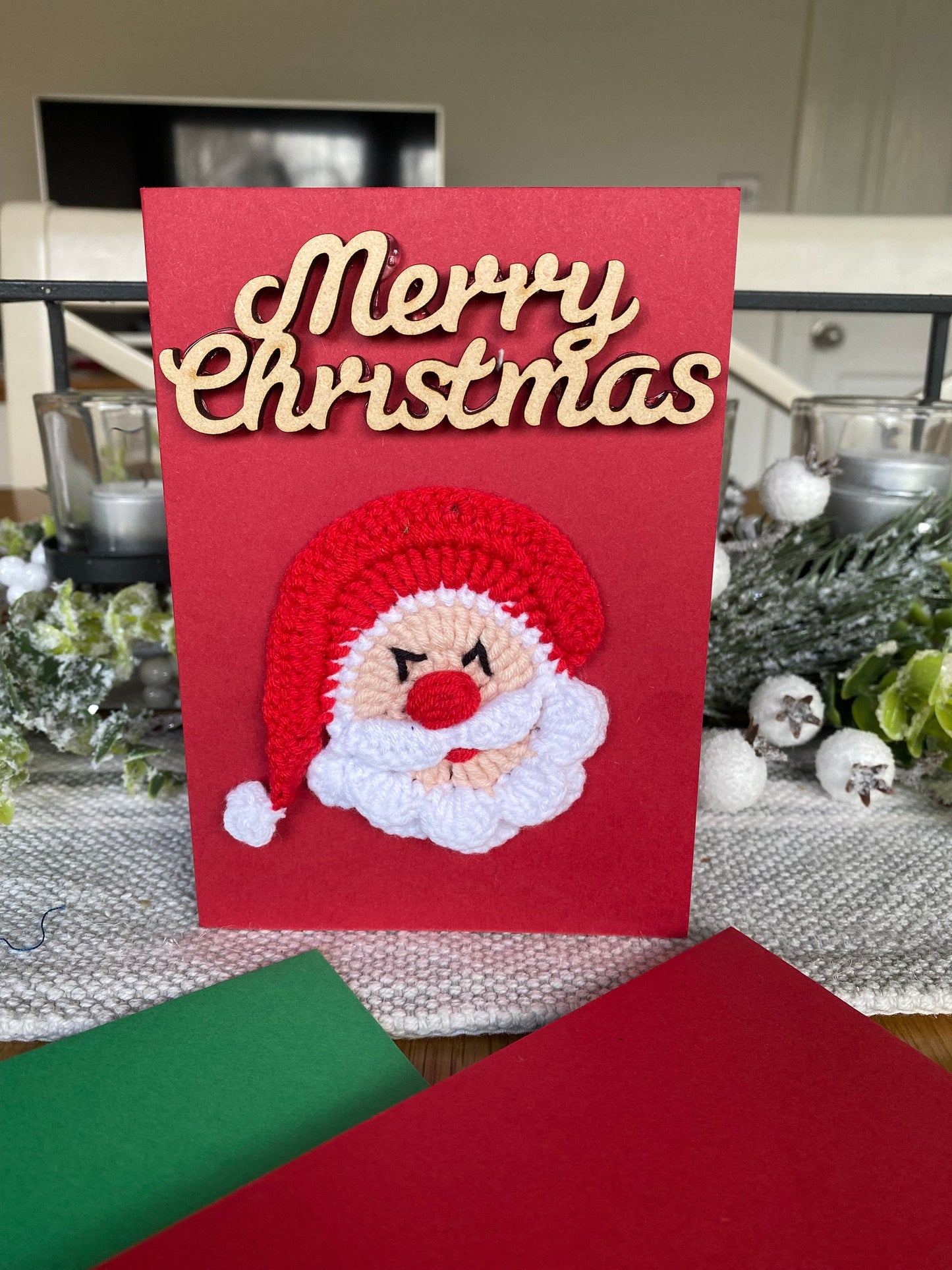 Crochet Christmas card
