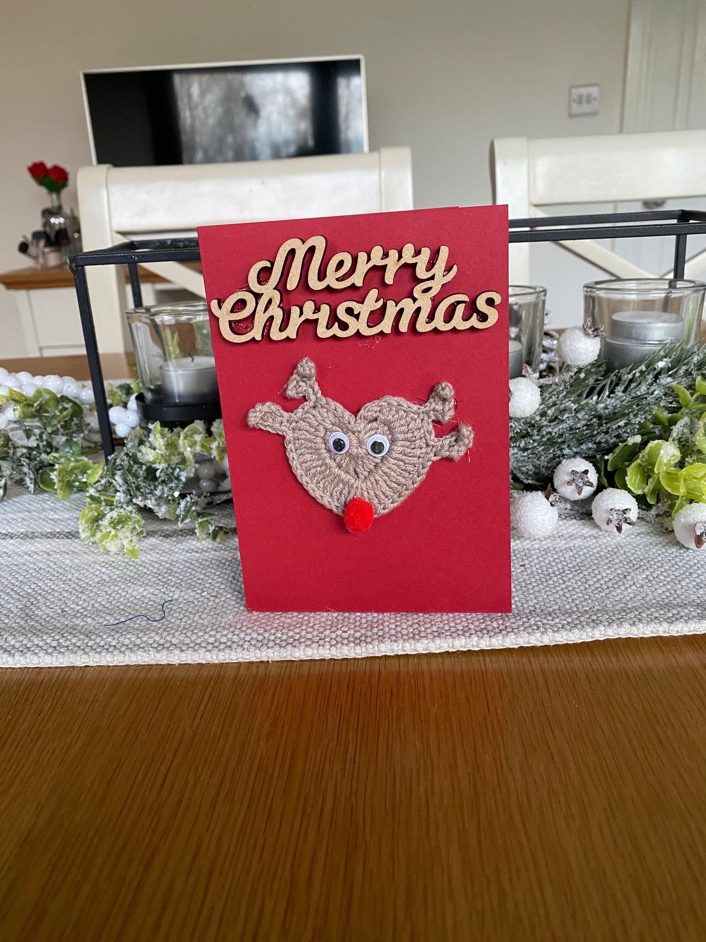 Crochet Christmas card