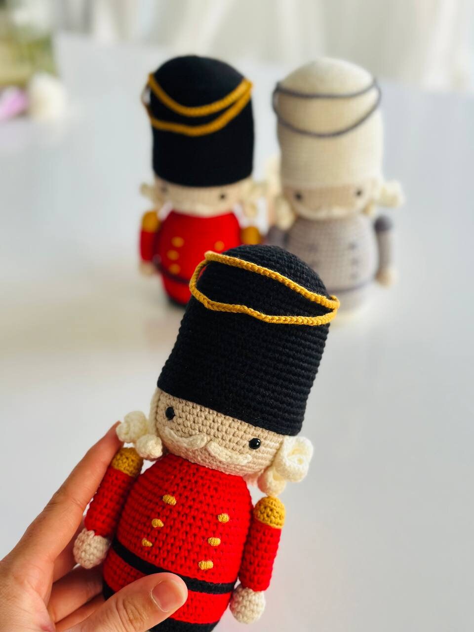 Nutcracker crochet , Christmas soldier crochet