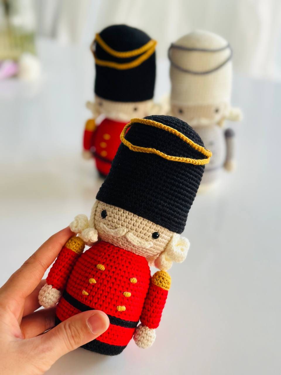 Nutcracker crochet , Christmas soldier crochet