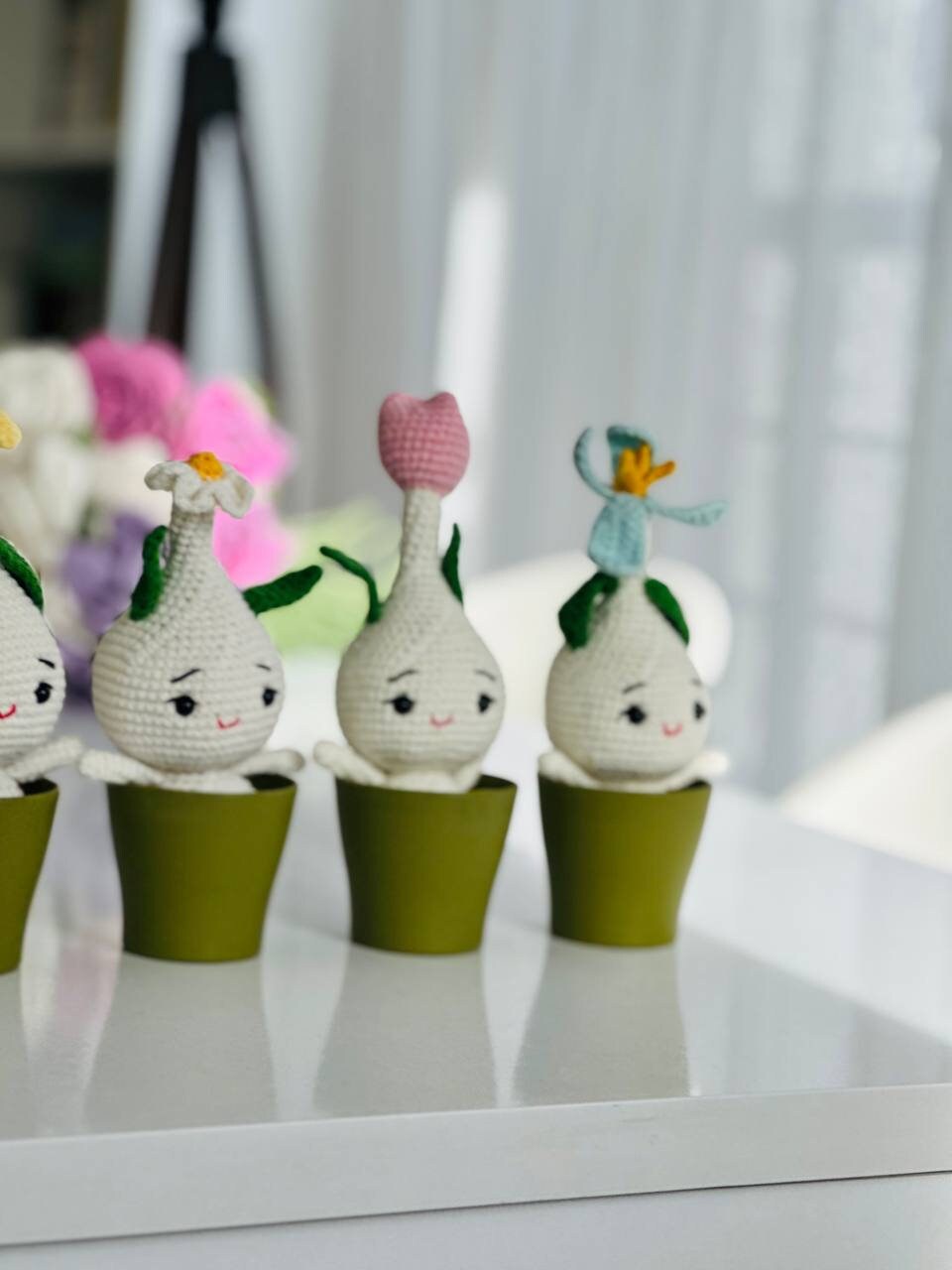 Crochet plant gift, Mother’s Day crochet plant,