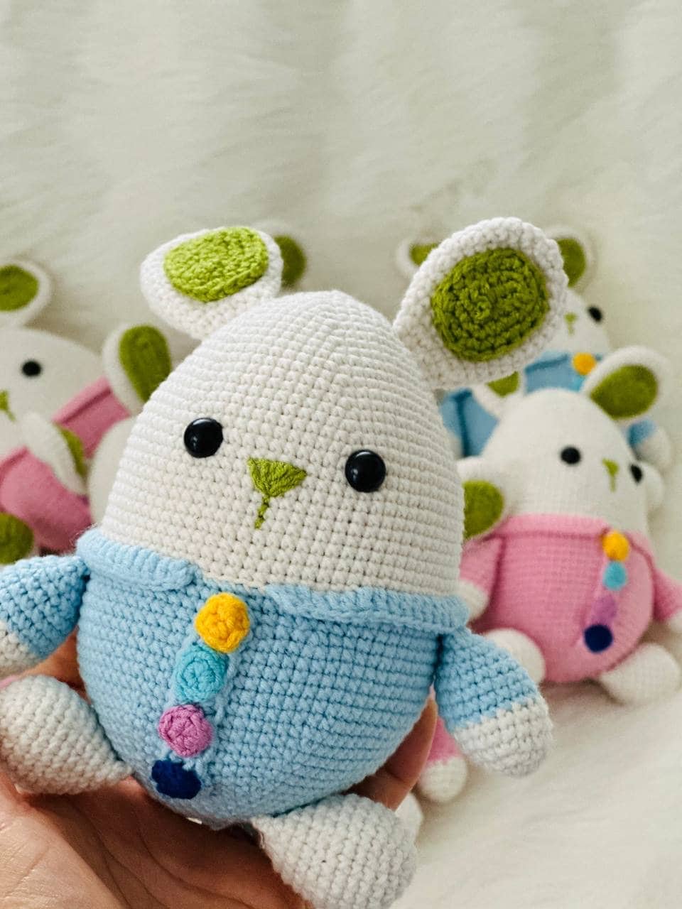 Crochet Easter bunny, Cute Knitted bunny, hand made bunny, bunny plushie