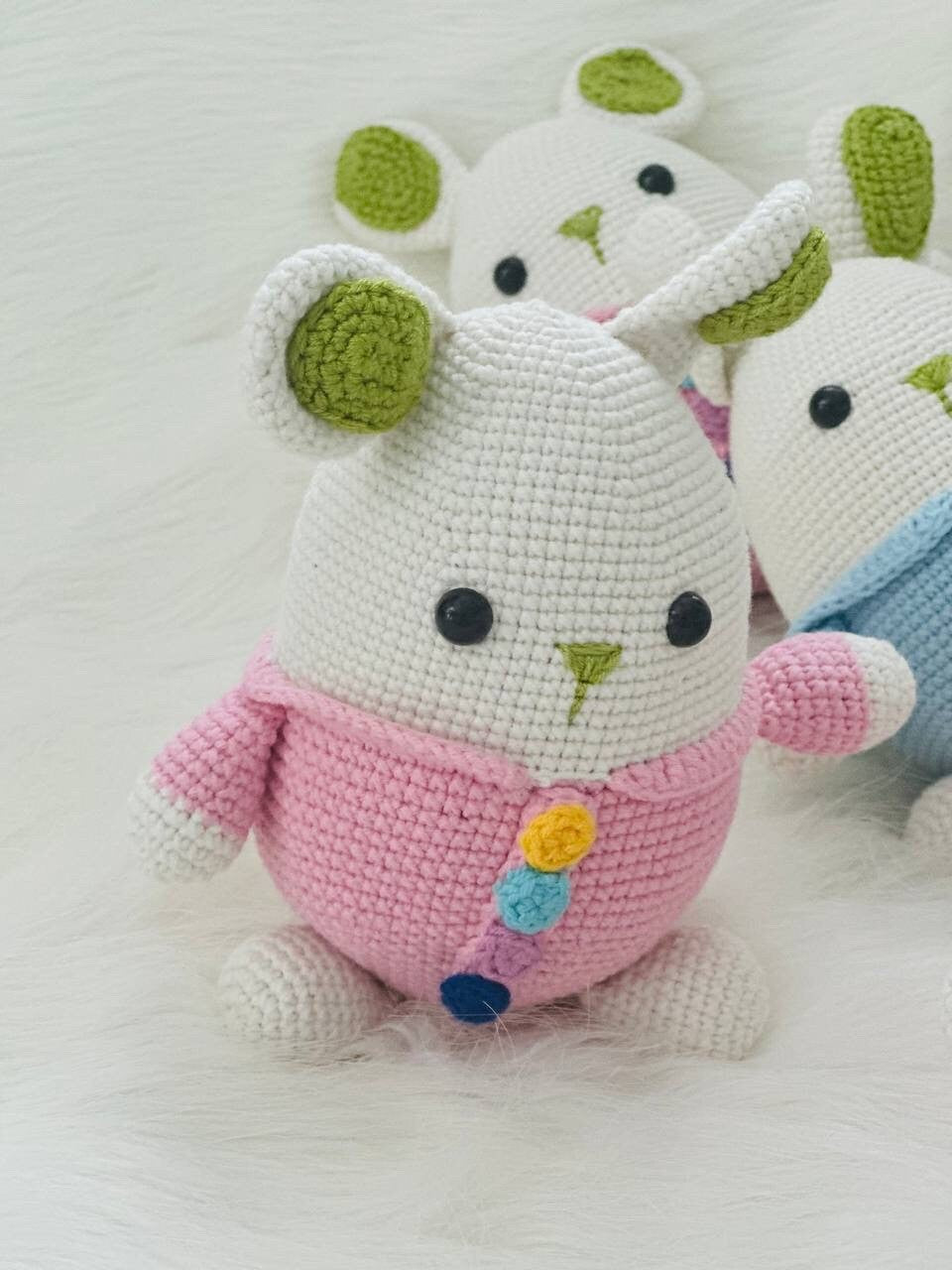 Crochet Easter bunny, Cute Knitted bunny, hand made bunny, bunny plushie