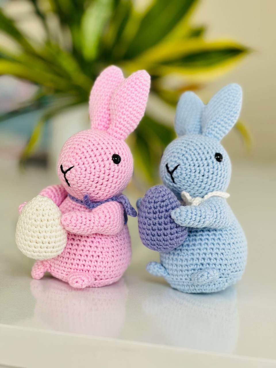 Cute crochet Easter Bunny, crochet Easter gift, Bunny gift