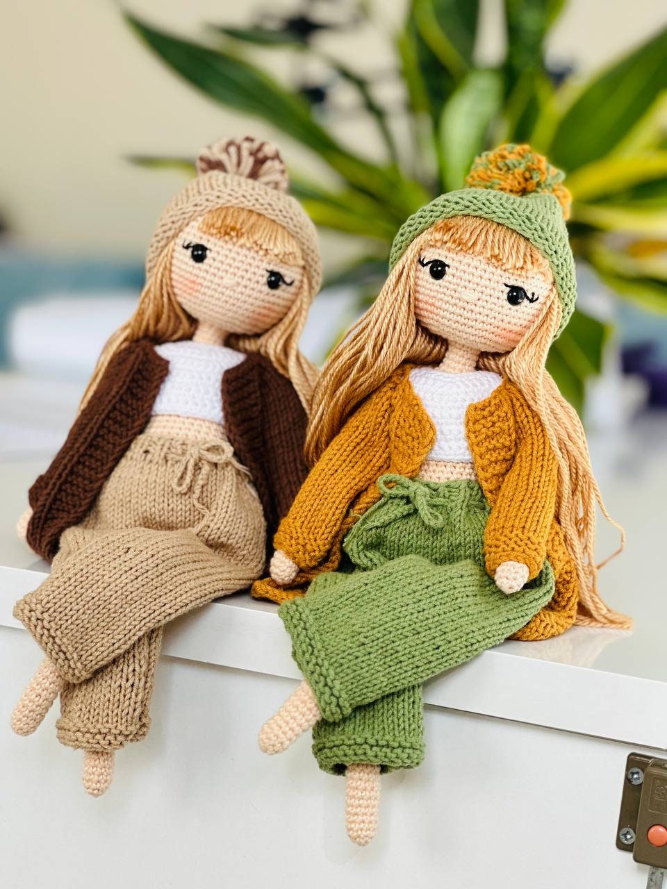 Crochet Doll, amigurumi doll, knitted doll