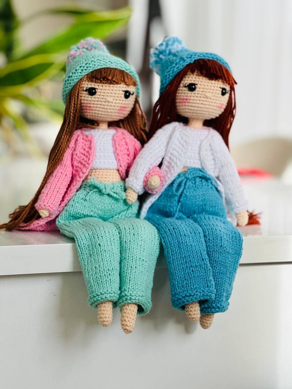 Crochet Doll, amigurumi doll, knitted doll