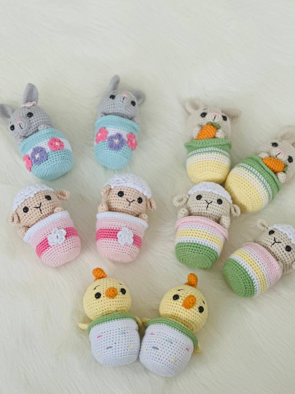Easter crochet chick , Easter crochet gifts, Easter bunny crochet