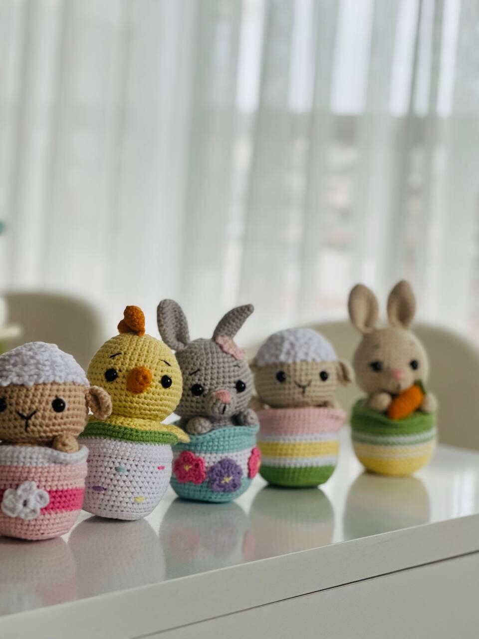 Easter crochet chick , Easter crochet gifts, Easter bunny crochet