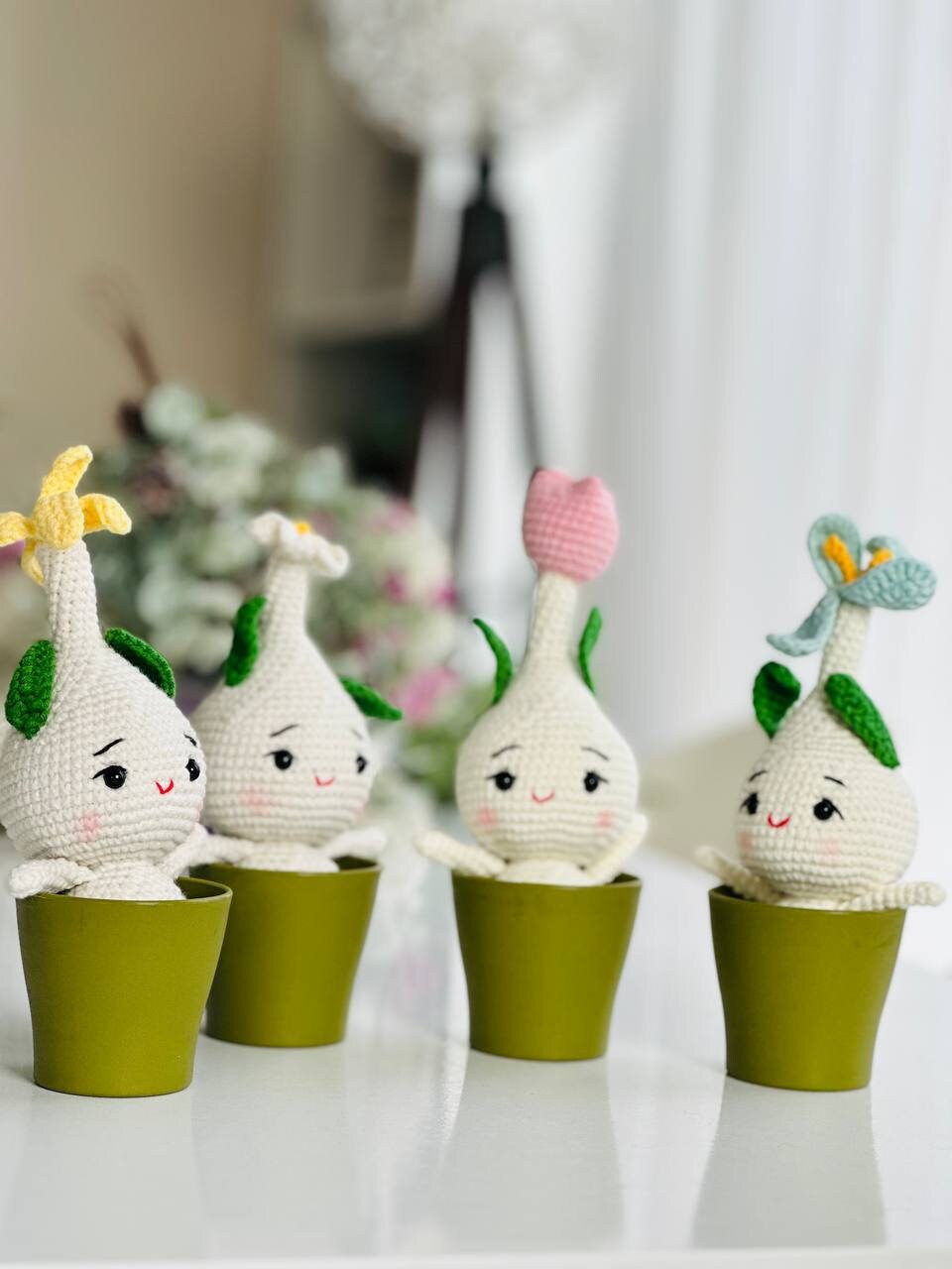 Crochet plant gift, Mother’s Day crochet plant,