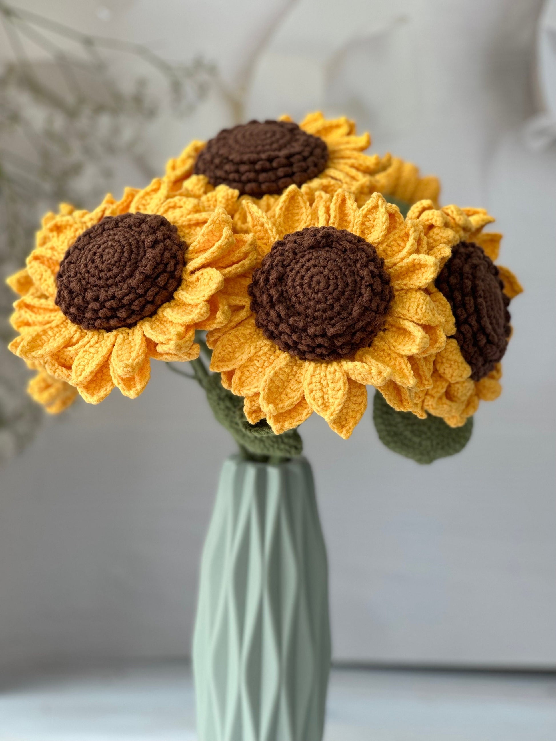 Crocheted Sunflower | Knitted Sunflower | Amigurumi Sunflower