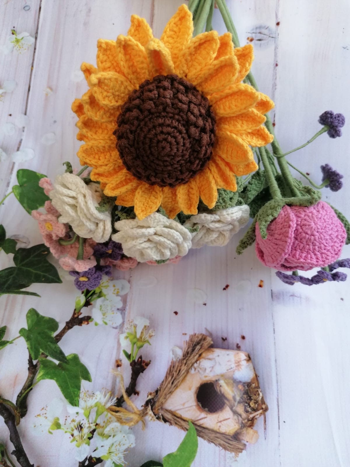 Crocheted Sunflower | Knitted Sunflower | Amigurumi Sunflower
