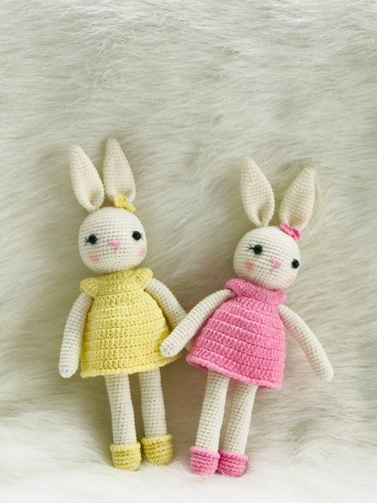 Embrace the Joy of Easter with Our Adorable Handmade Crochet Bunny Rabbit