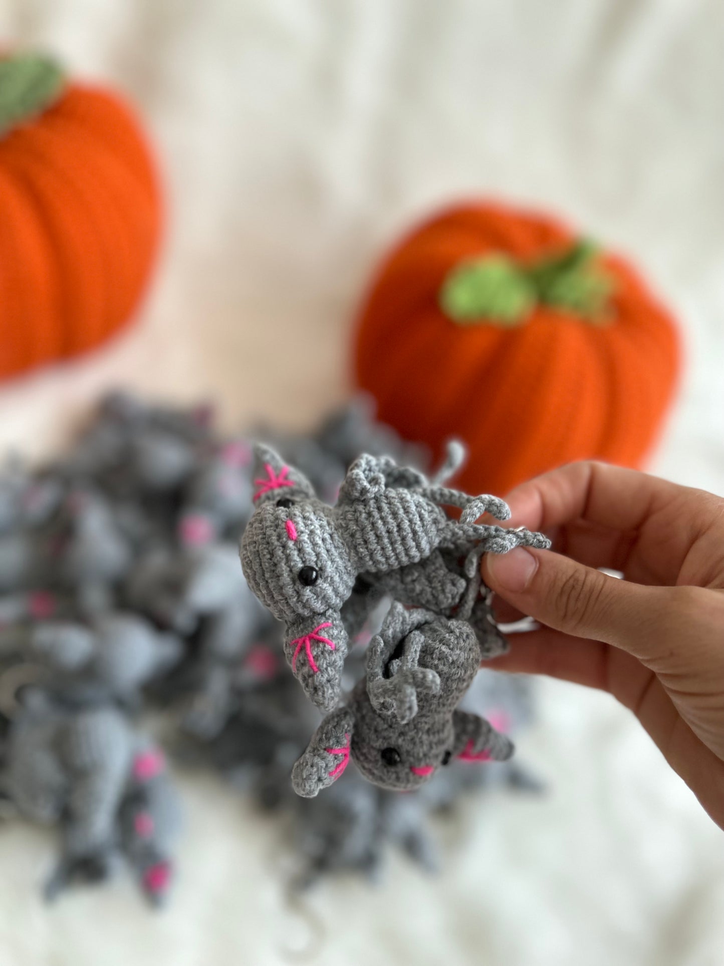 Bat Keychain, Bat Keyring. Crochet Halloween gift, Crochet Bat. Halloween bat, Bat gift, cute bat.