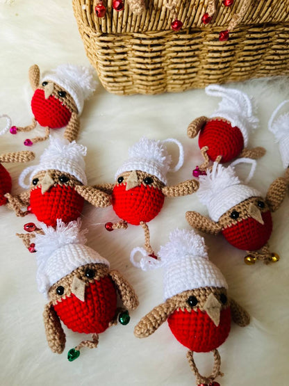 Cute Robin Tree decoration