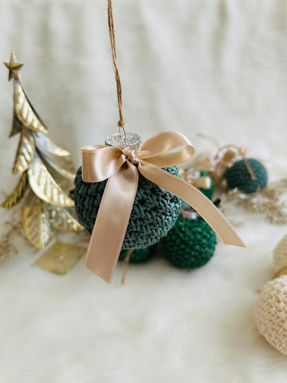 luxury crochet  Christmas tree Bauble