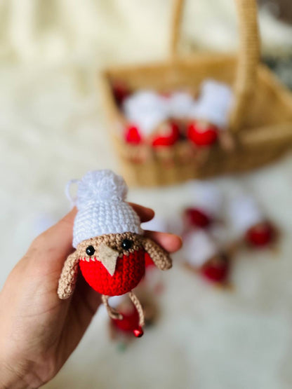 Cute Robin Tree decoration