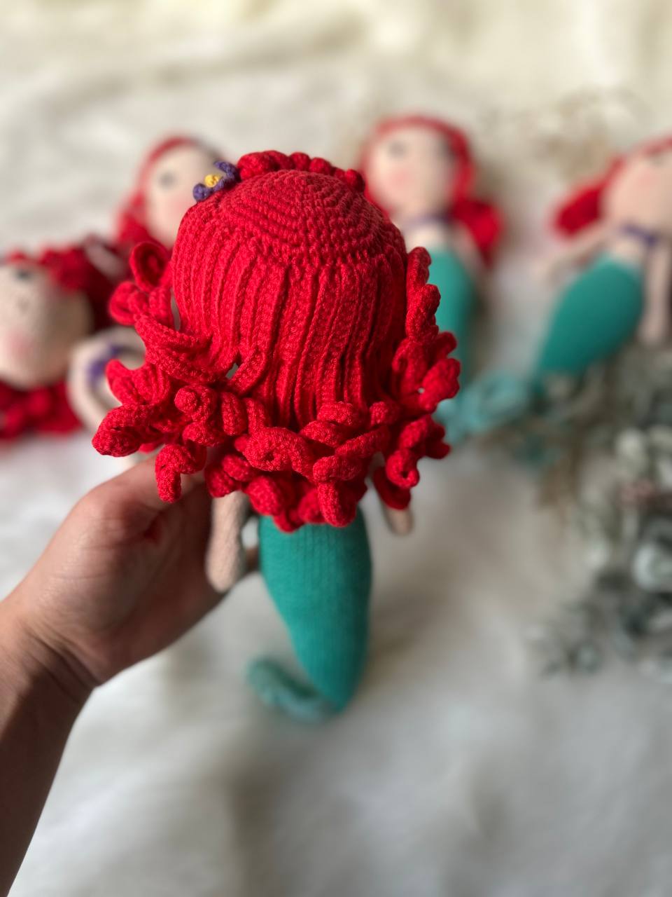 Handmade Crochet Mermaid doll
