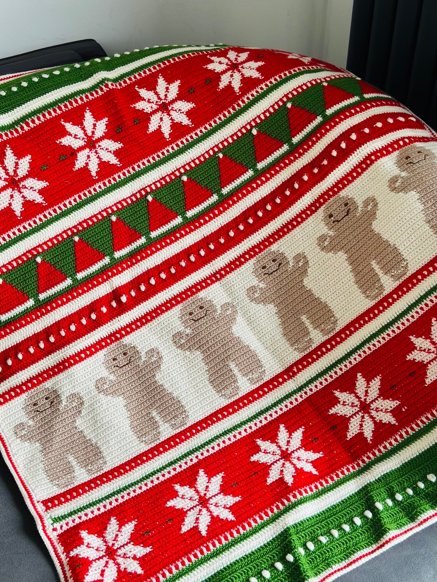 Crochet christmas blanket, Crochet blanket , baby Crochet blanket