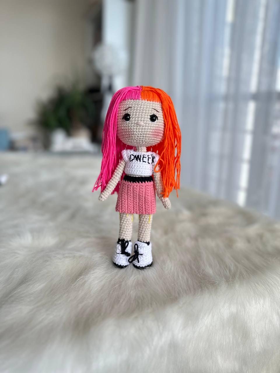 Hayley Williams doll , Crochet doll.